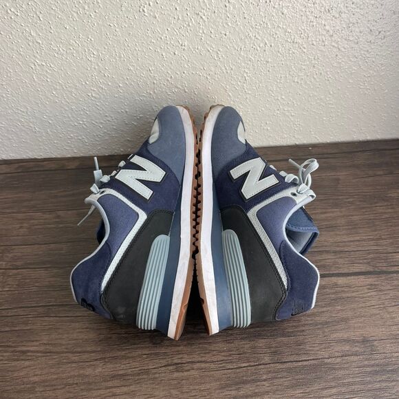 New Balance 574 Military Patch Blue Suede Casual Shoes Mens Size 10.5 D ML574MLA - Picture 5 of 7